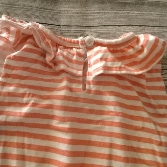 10/$40 Little Lass Pink and Orange Striped Floral Set - Picture 3 of 4